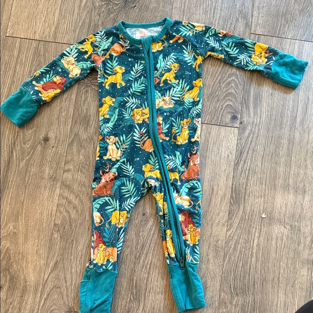Teal Lion King Kids One Piece